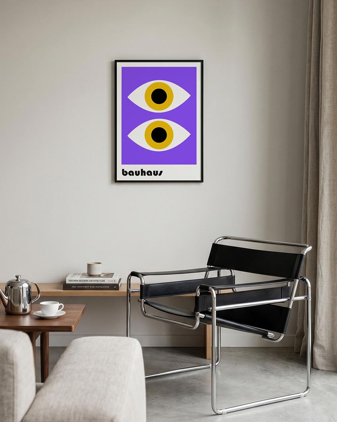 Oogvormen en kleur Poster