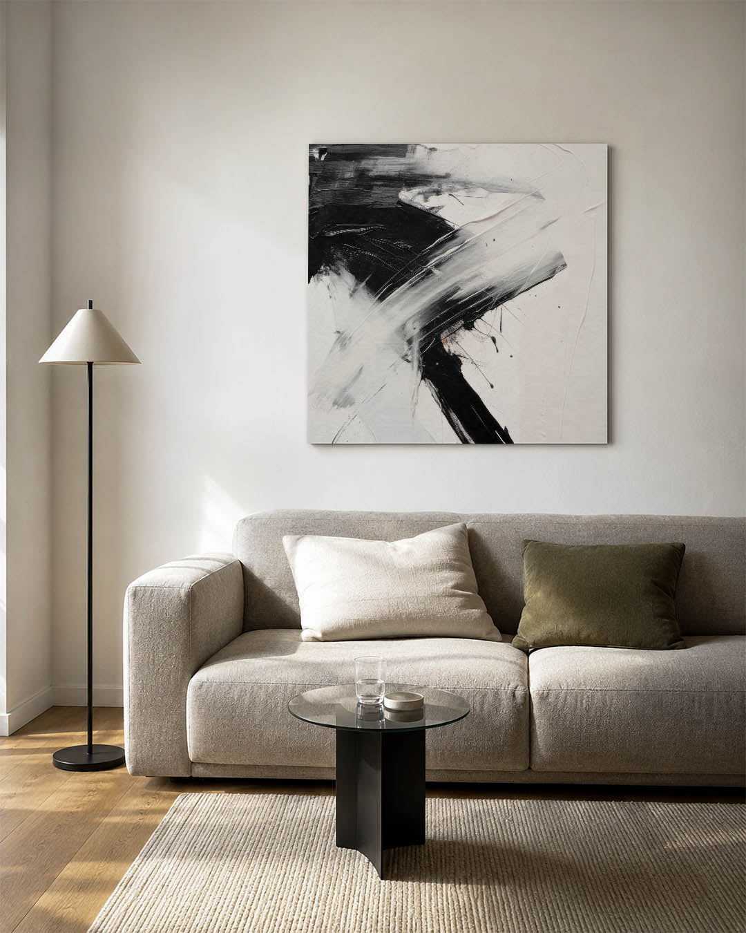 Penseelstreken Kunstwerk