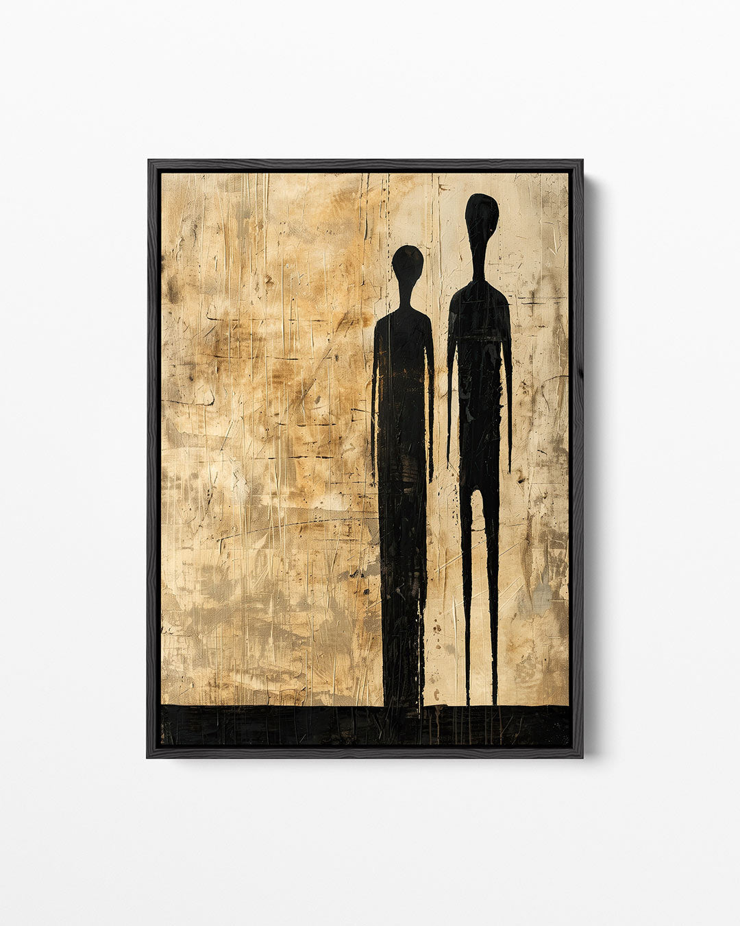 Figuratieve silhouetten Kunstwerk