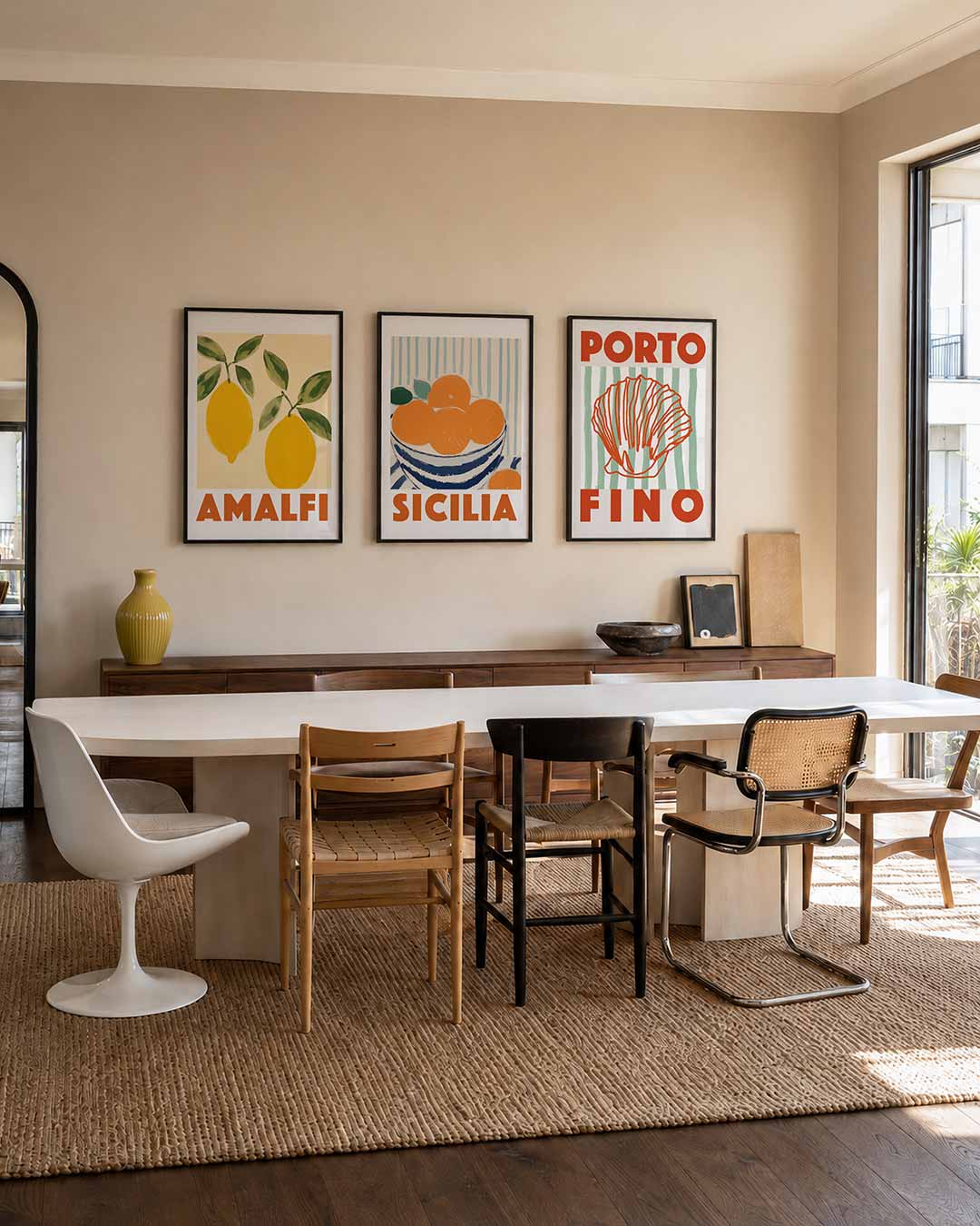 Citroenkleurenspel Posterset