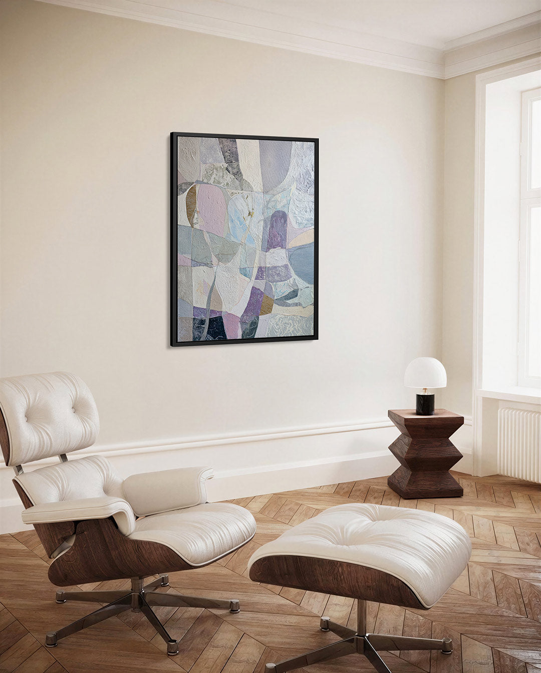Organische vormen compositie Kunstwerk