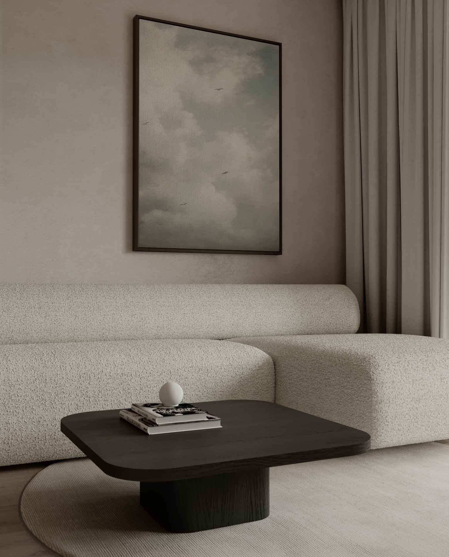 Wolkenpracht met Vogels Kunstwerk-canvas-dibond-plexiglas-wanddecoratie-WallArtistic