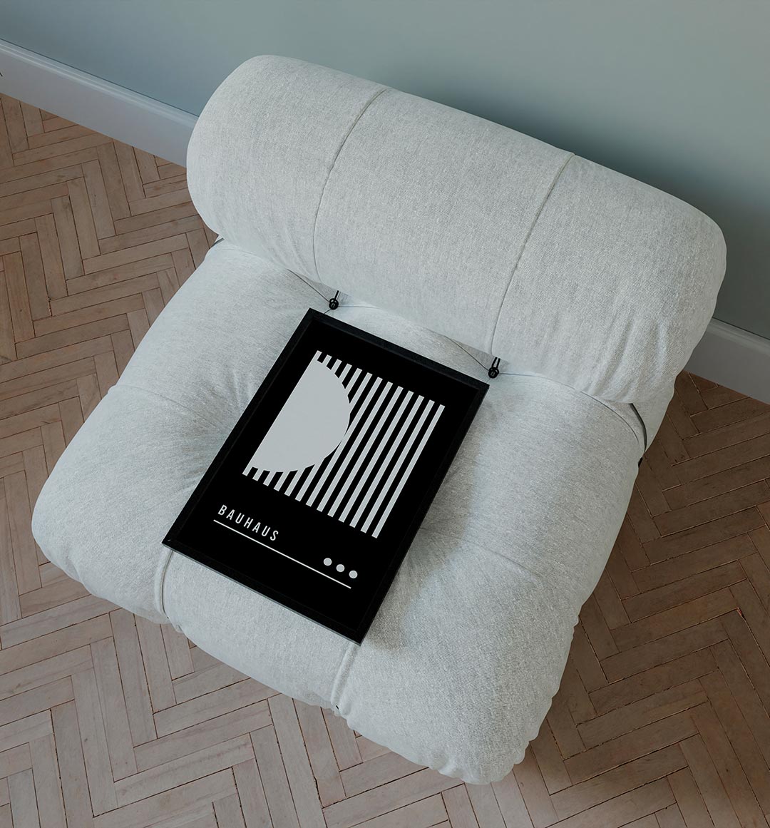 Lijnen en vlakken Poster