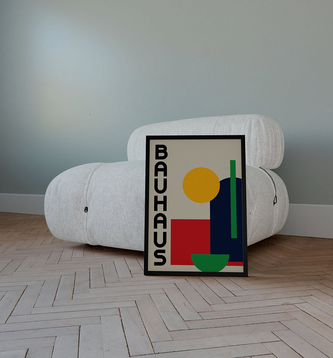 Vormen en vlakkenspel Poster