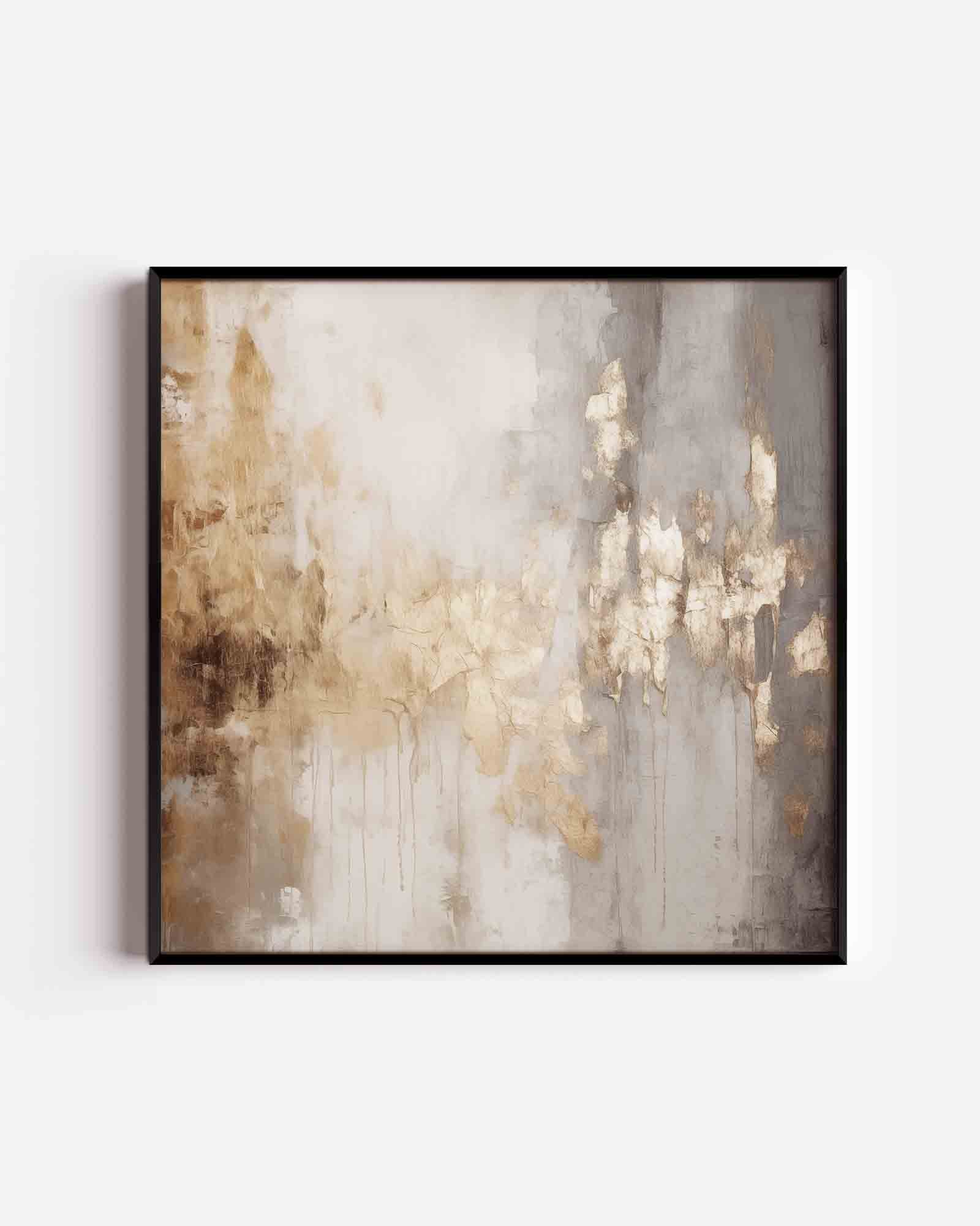 Abstracte gouden textuur Poster