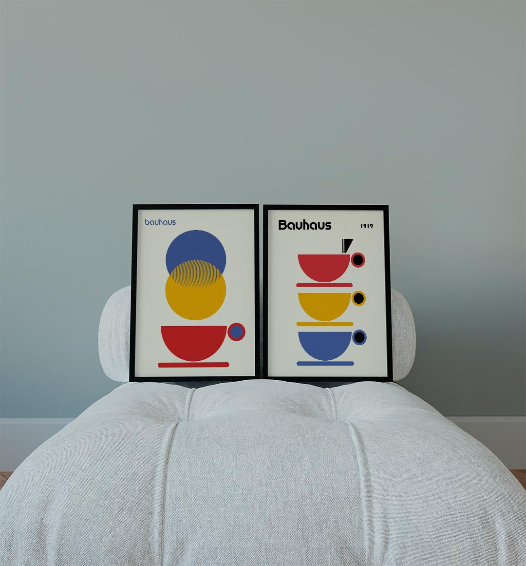 Vormen en kleurvlakken Posterset