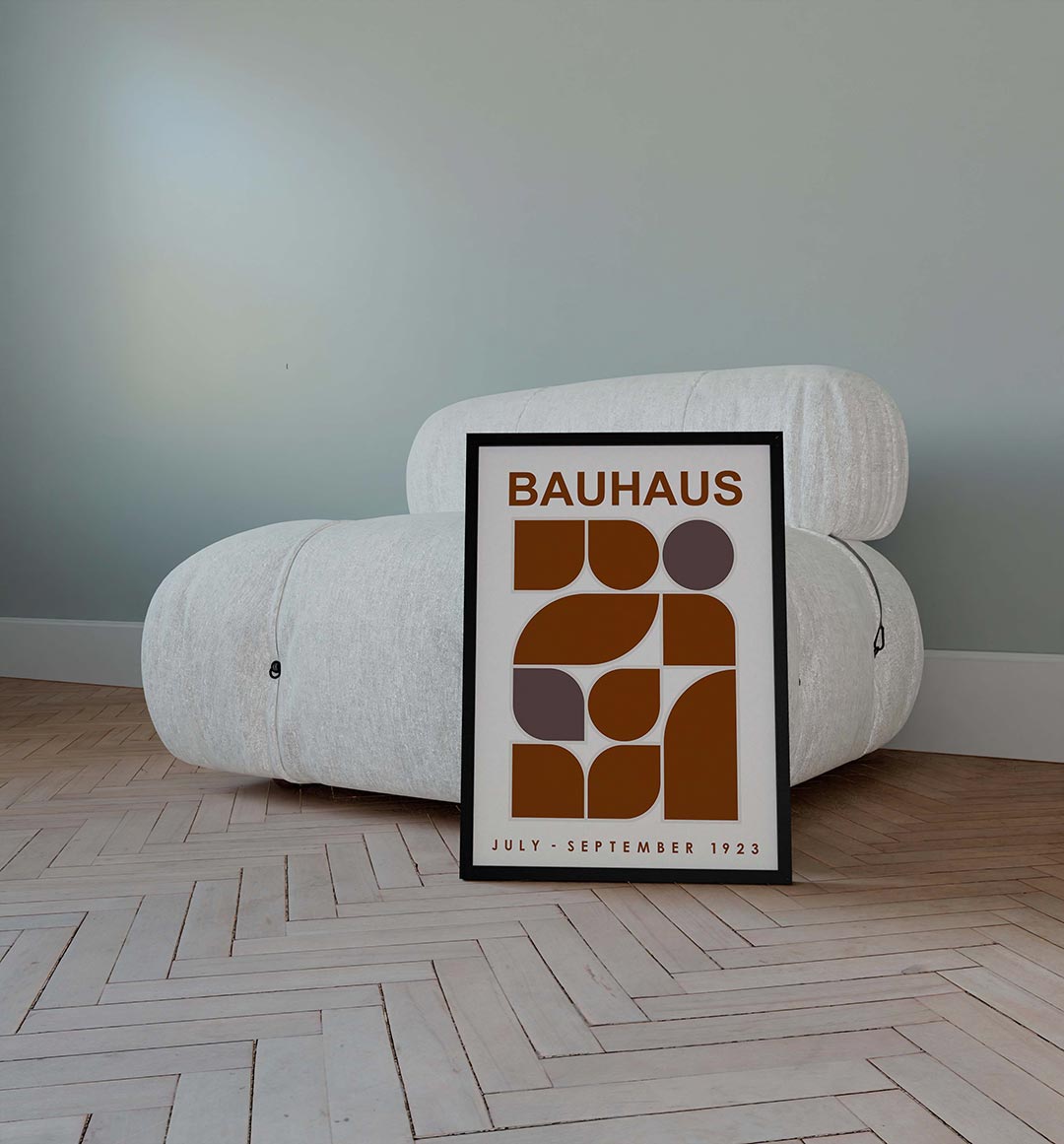 Vormritme en kleur Poster