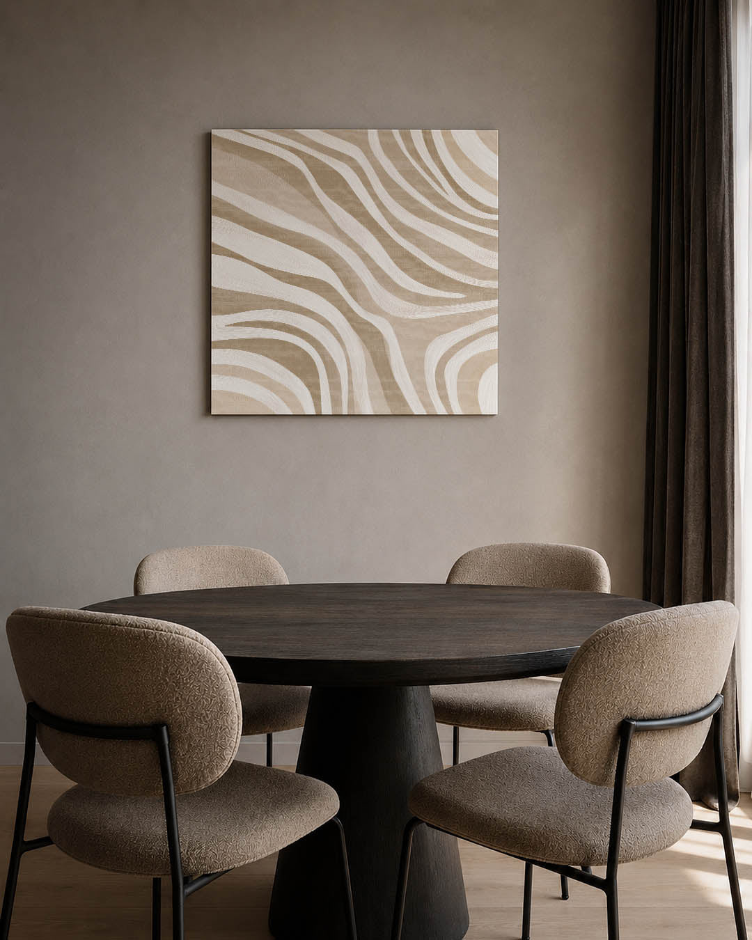 Golvende lijnen Kunstwerk