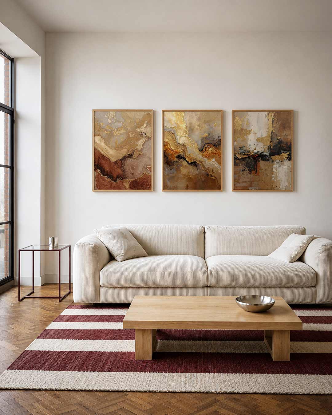 Aardse kleurenmix Posterset