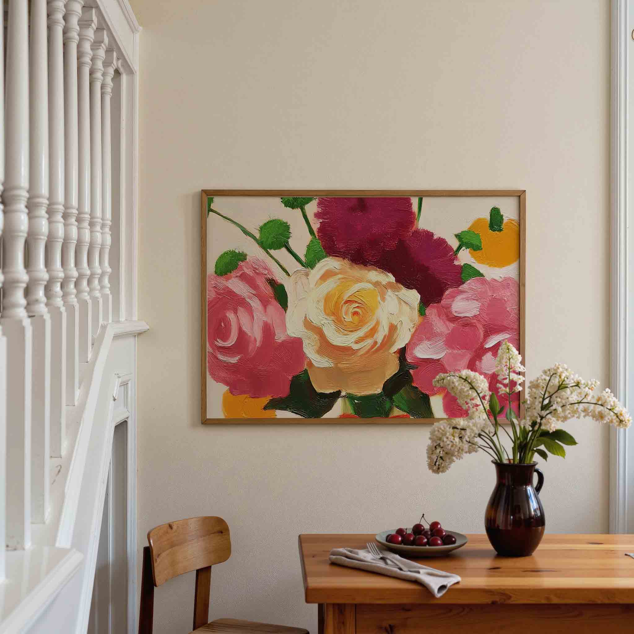 Bloemen in volle bloei Poster
