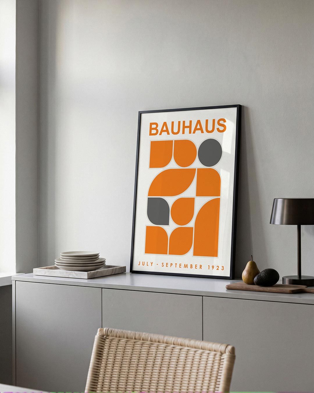 Vormritme en kleur Poster