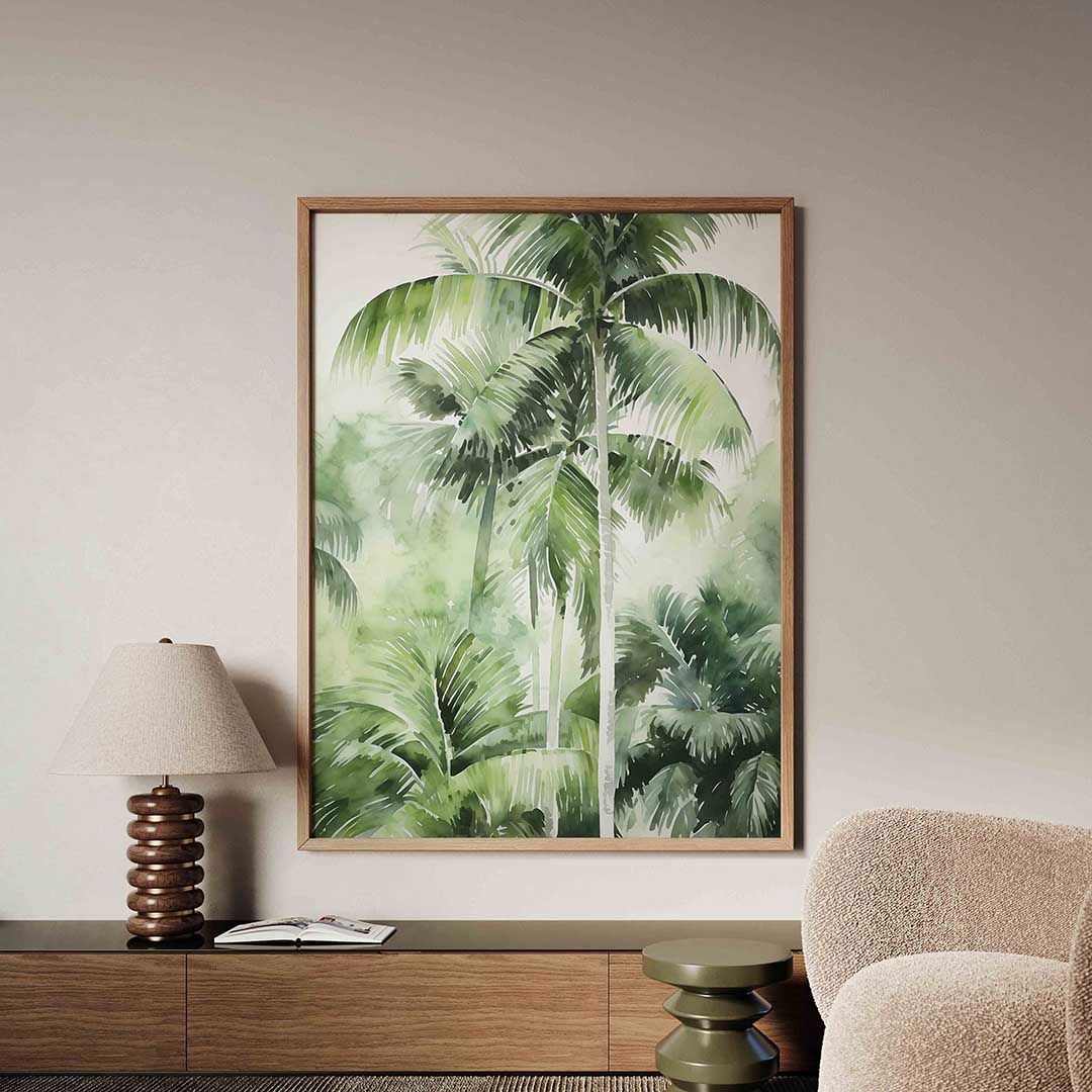 Tropische palmbomen Poster