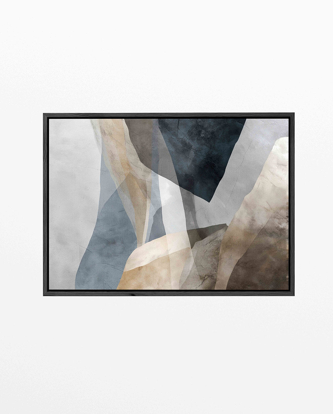 Gelaagde vormen compositie Kunstwerk