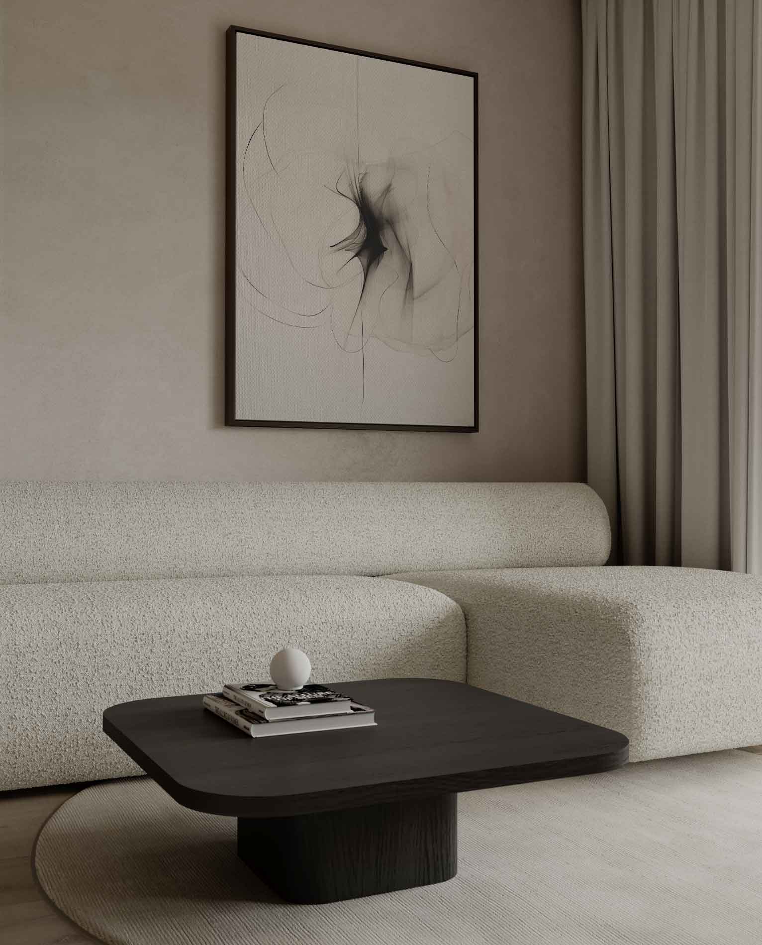 Dans van Zwarte Mist Kunstwerk-canvas-dibond-plexiglas-wanddecoratie-WallArtistic
