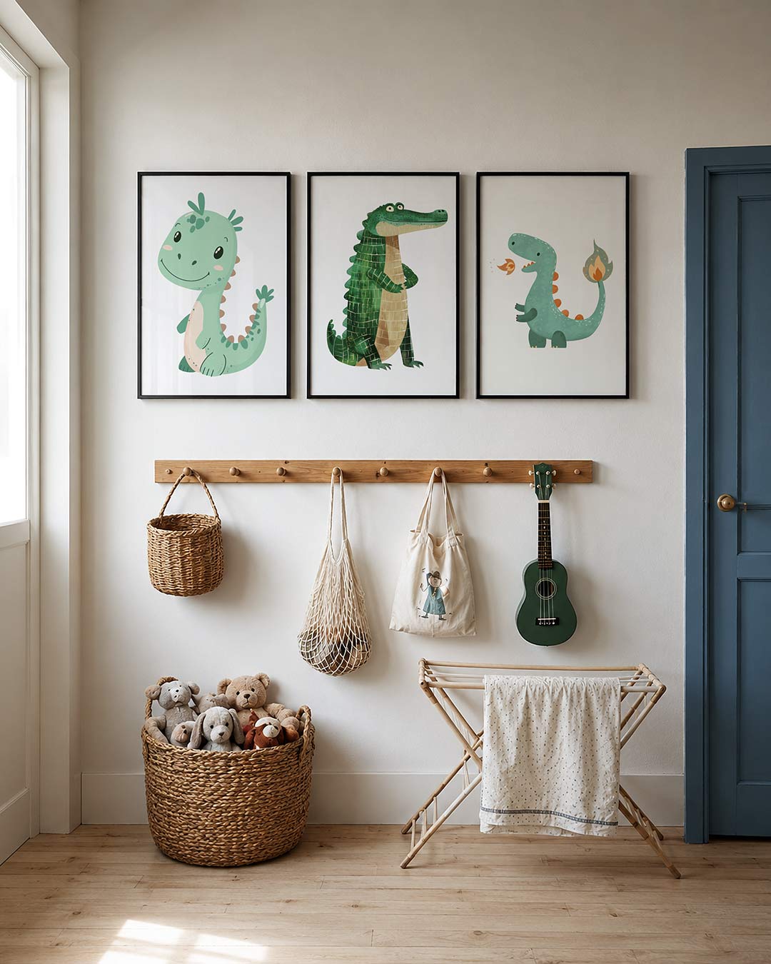 Vrolijke illustratie Posterset
