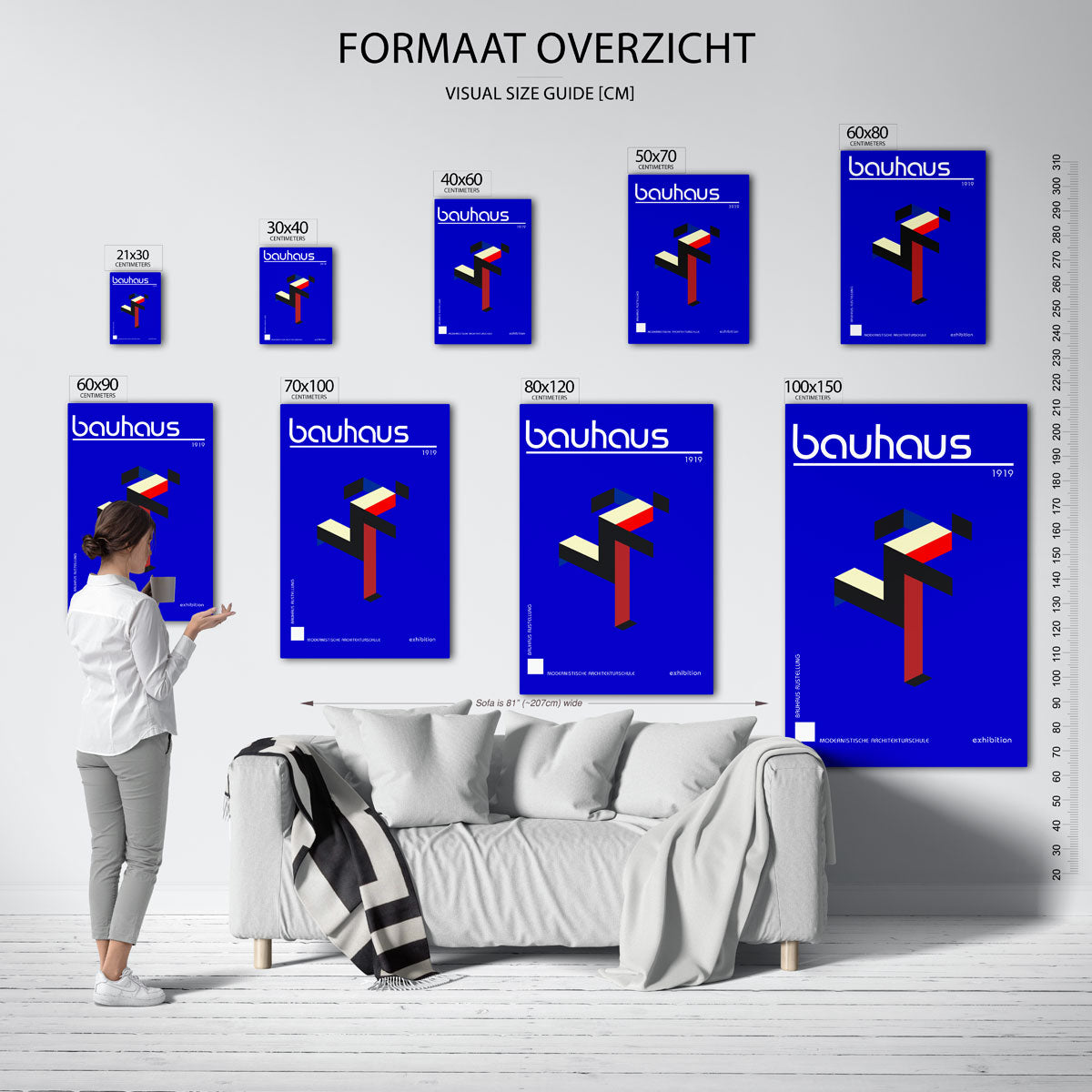 Vorm en kleur Poster