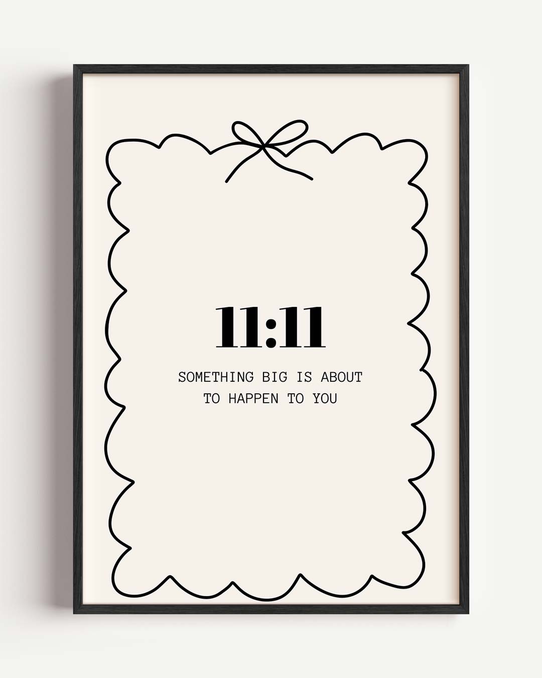 11:11 Inspirerende Wenskaart Poster-WallArtistic