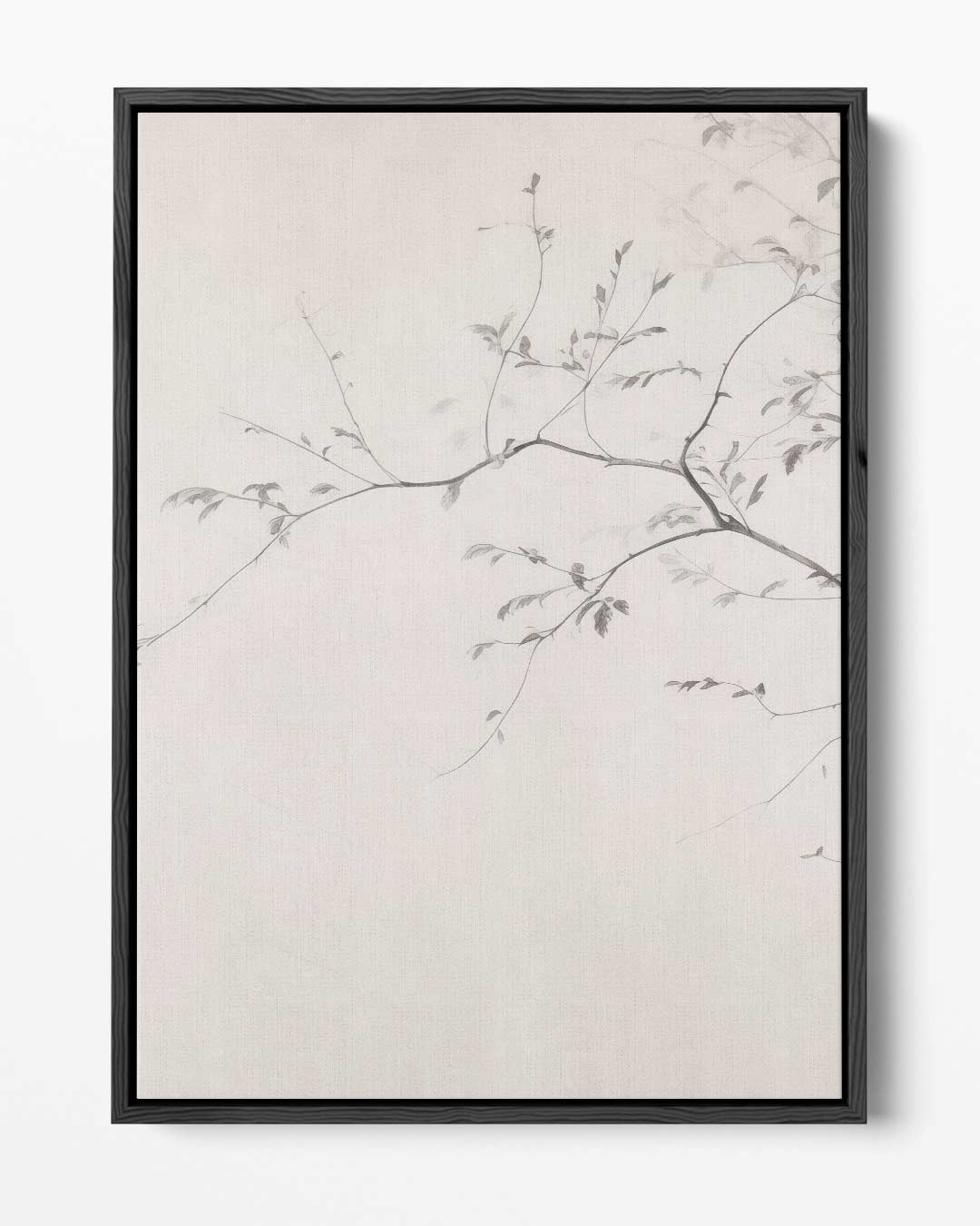 Rustige Takken in Minimalistisch Design Kunstwerk-canvas-dibond-plexiglas-wanddecoratie-WallArtistic