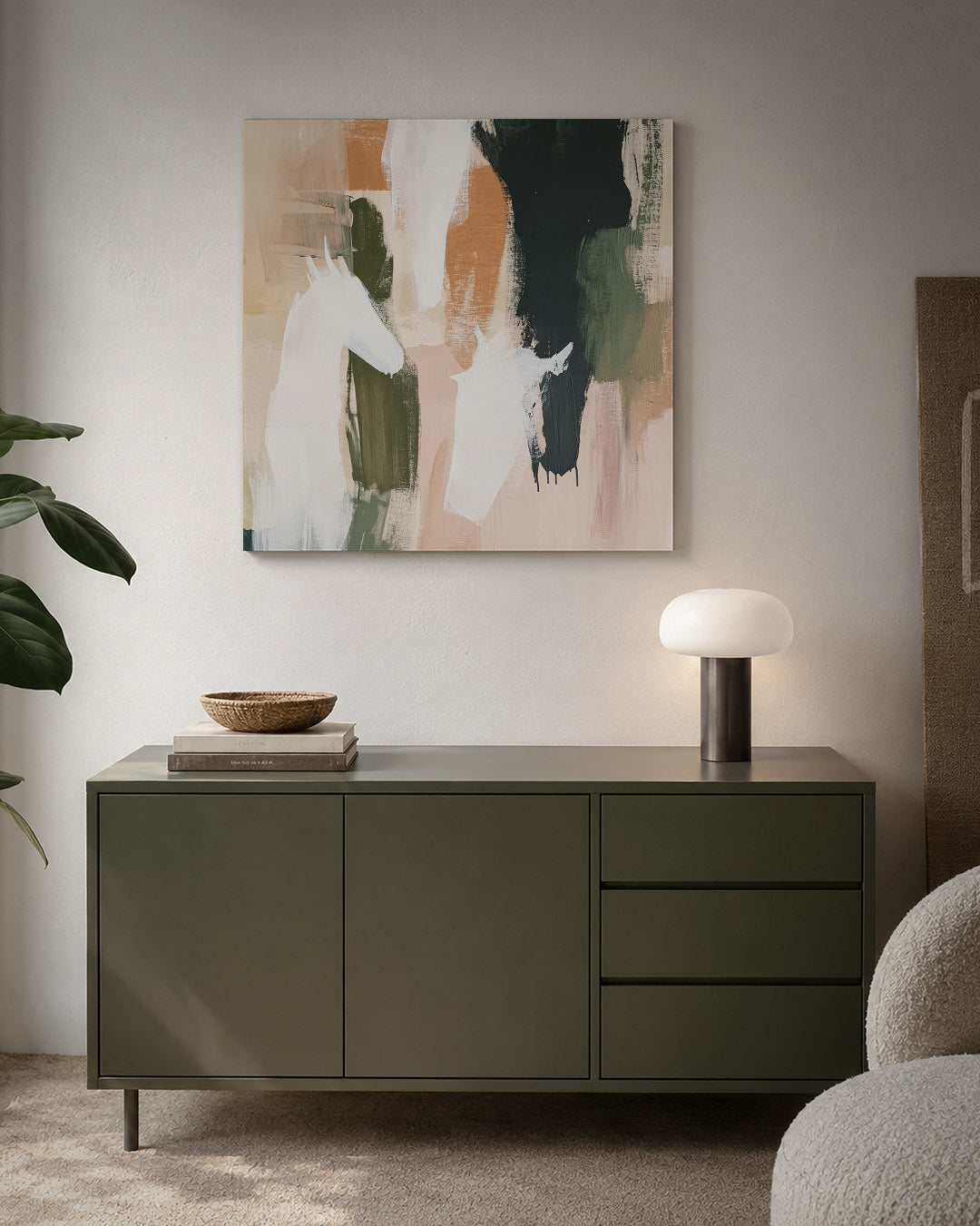 Dynamische vormen Kunstwerk