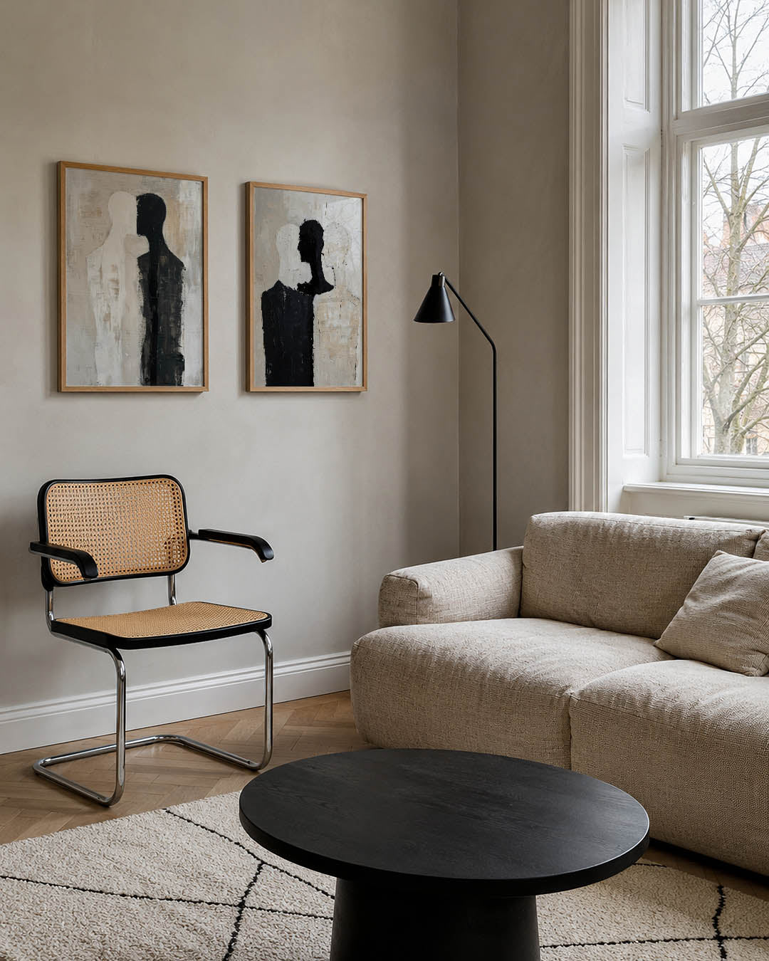 Vorm en schaduw Posterset