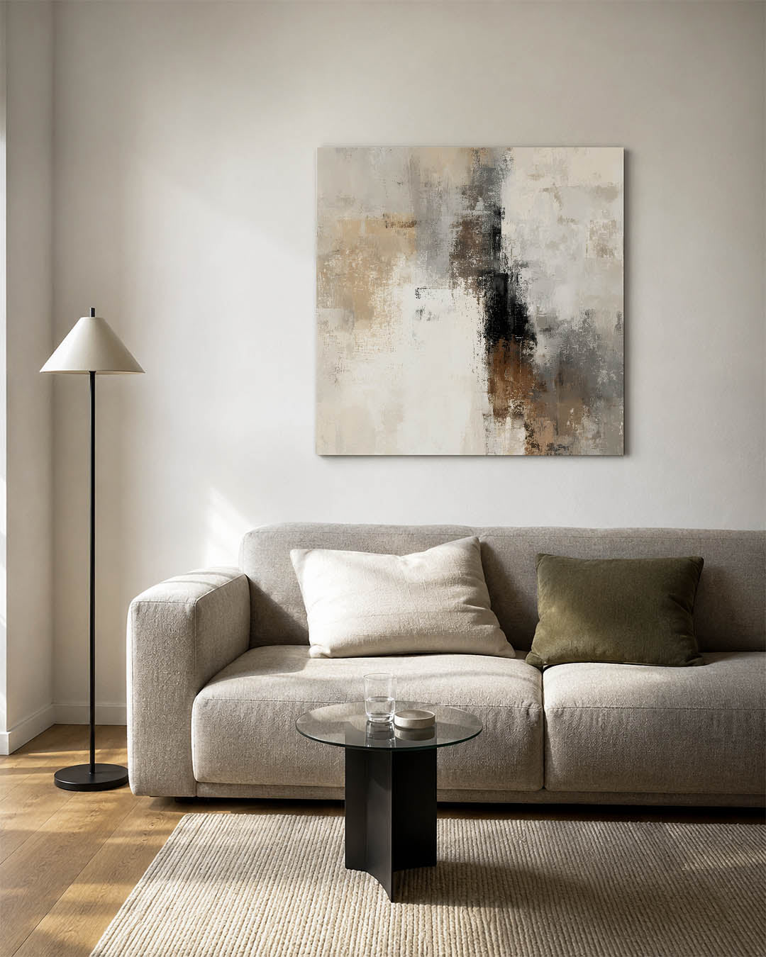 Gelaagde texturen Kunstwerk