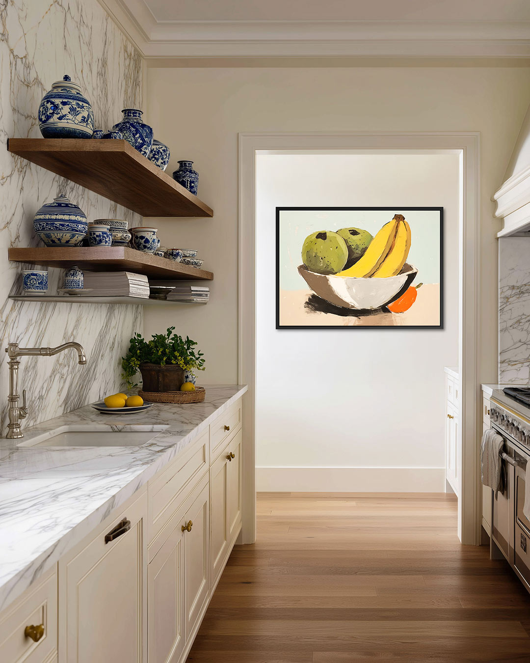 Fruit in kom Kunstwerk