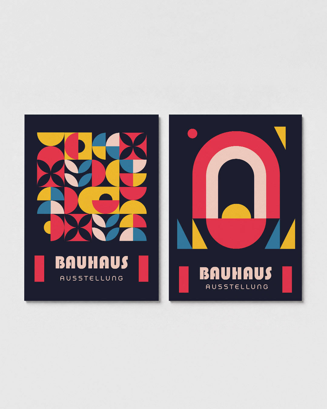 Vorm en kleurenspel Posterset