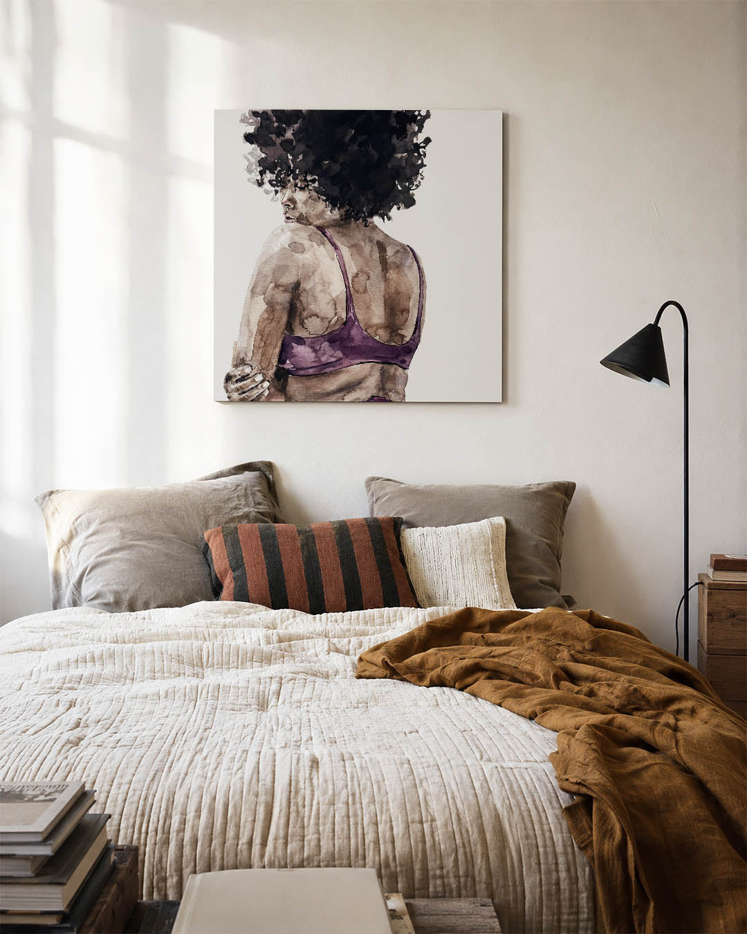 Vrouwelijke silhouet Kunstwerk