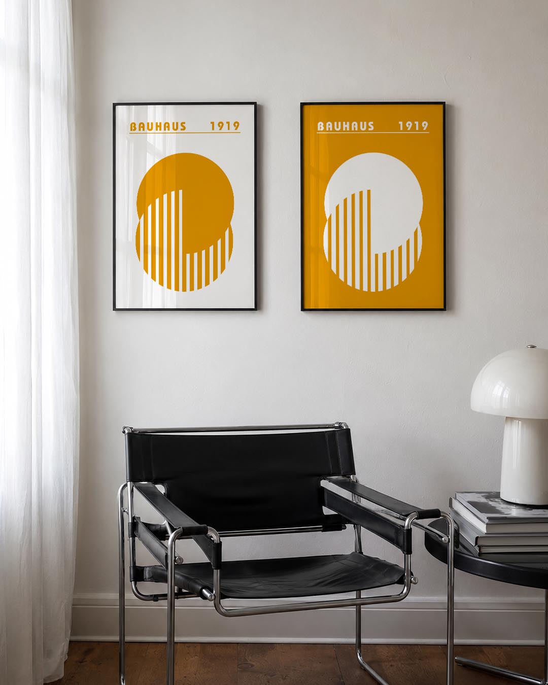 Cirkel en strepen Posterset