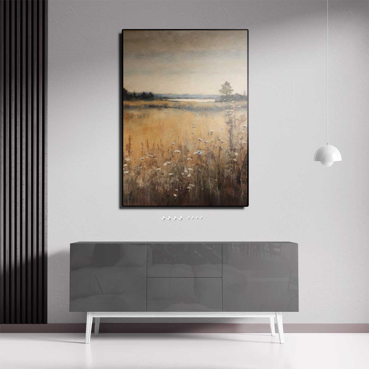 Sereniteit van de Herfstdag Kunstwerk-canvas-dibond-plexiglas-wanddecoratie-WallArtistic