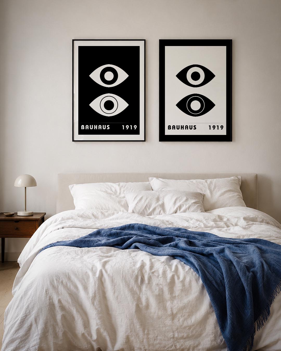 Oogvormen contrast Posterset