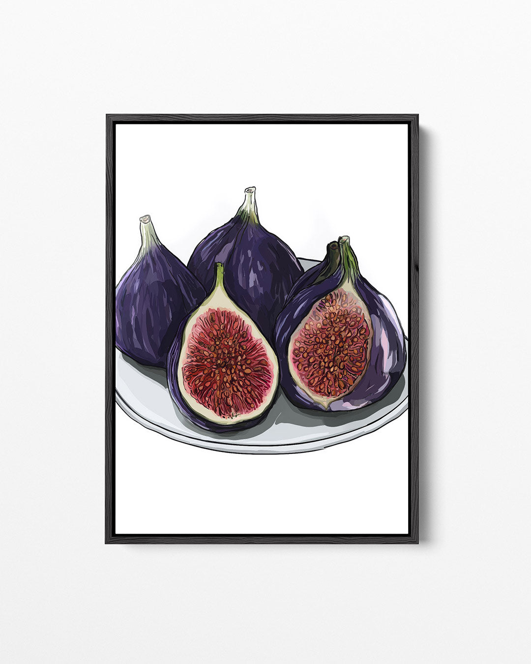 Vijgen op bord Kunstwerk