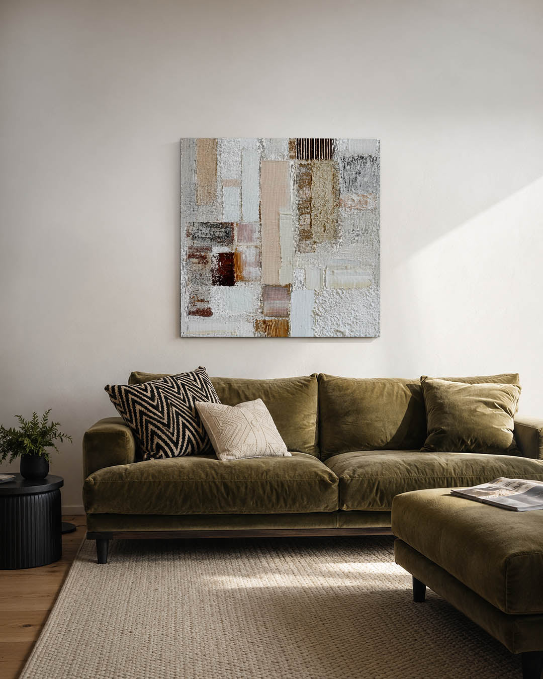 Textuur en lagen Kunstwerk