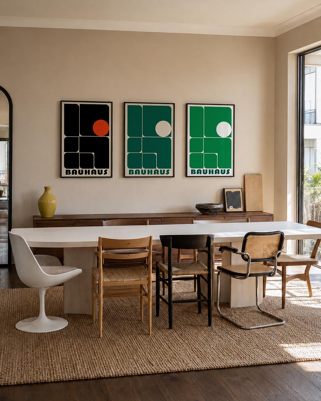 Vormen en vlakken Posterset