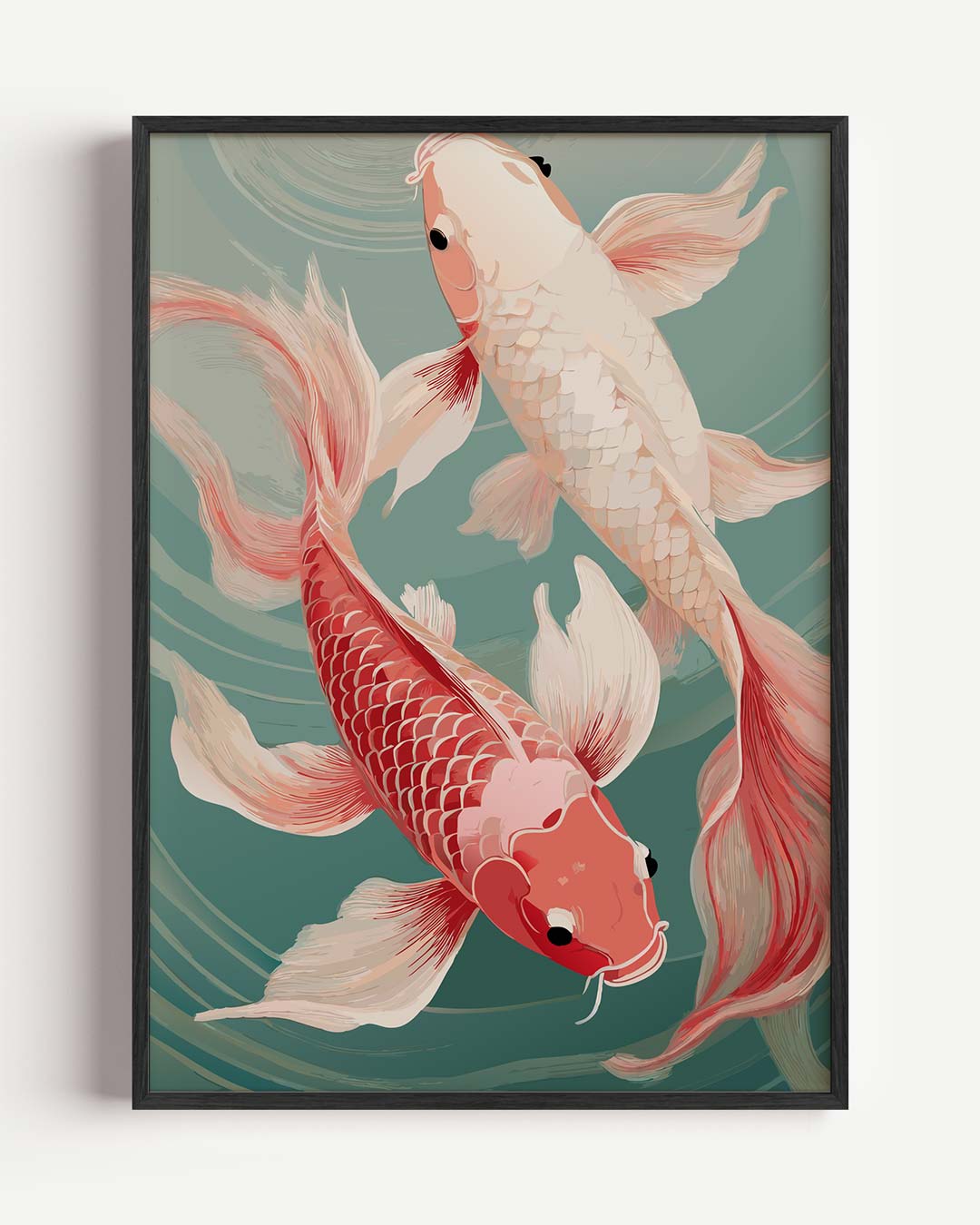 Koi Karper Kunstposter-WallArtistic
