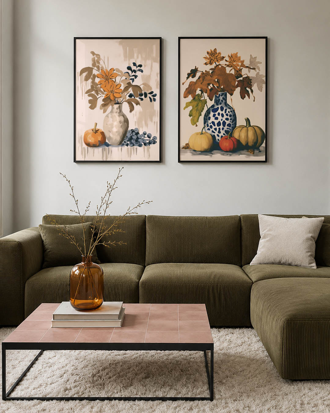 Bloem en vrucht Posterset