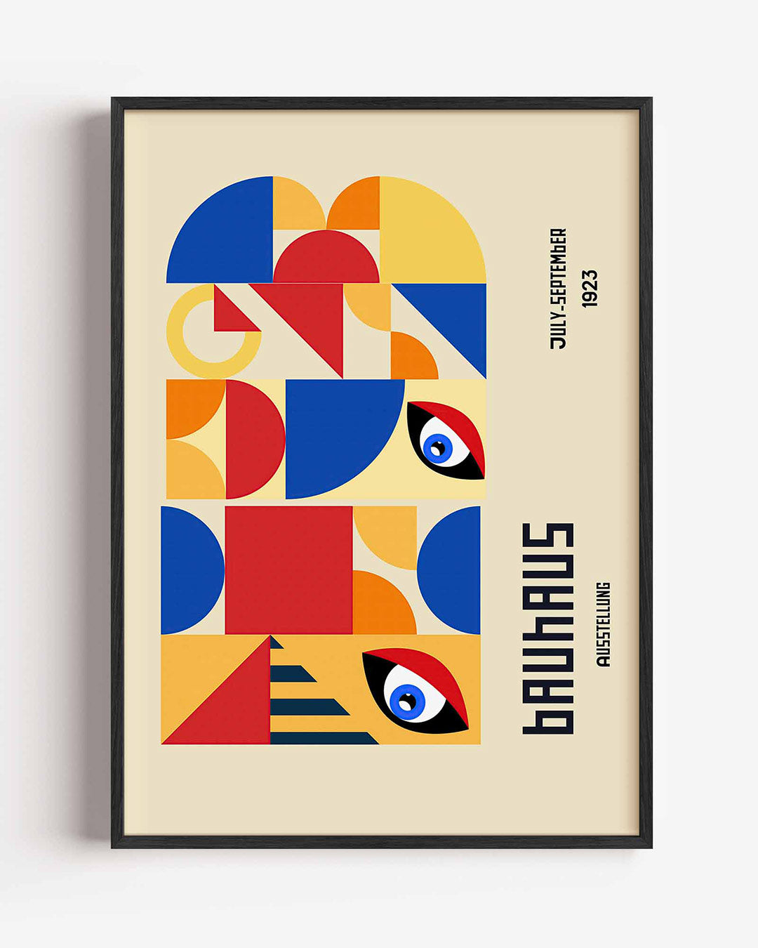Vormen en kleurvlakken Poster