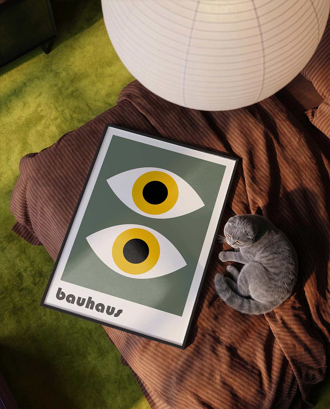 Oogvormen en kleur Poster