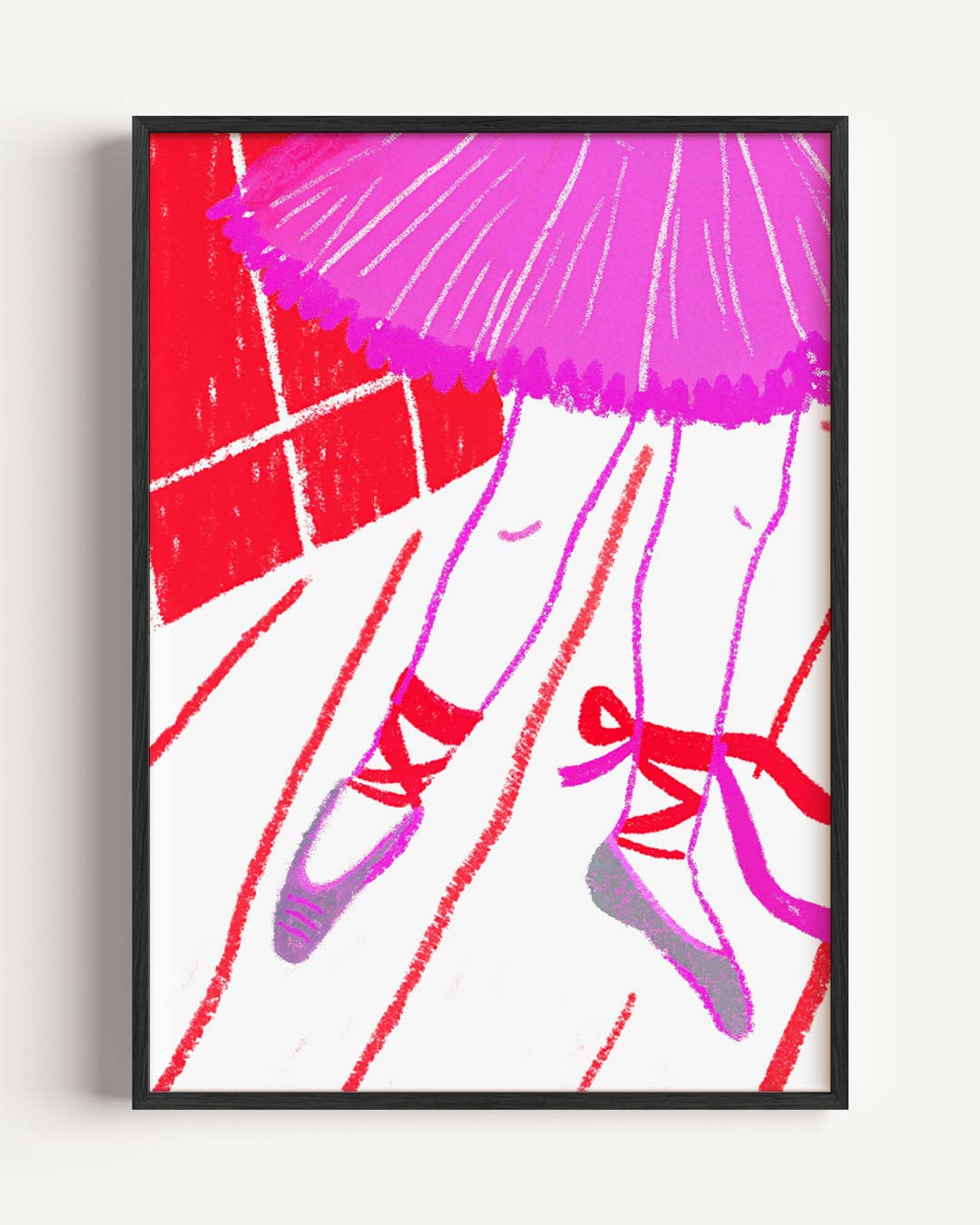 Elegante Ballerina Poster-WallArtistic