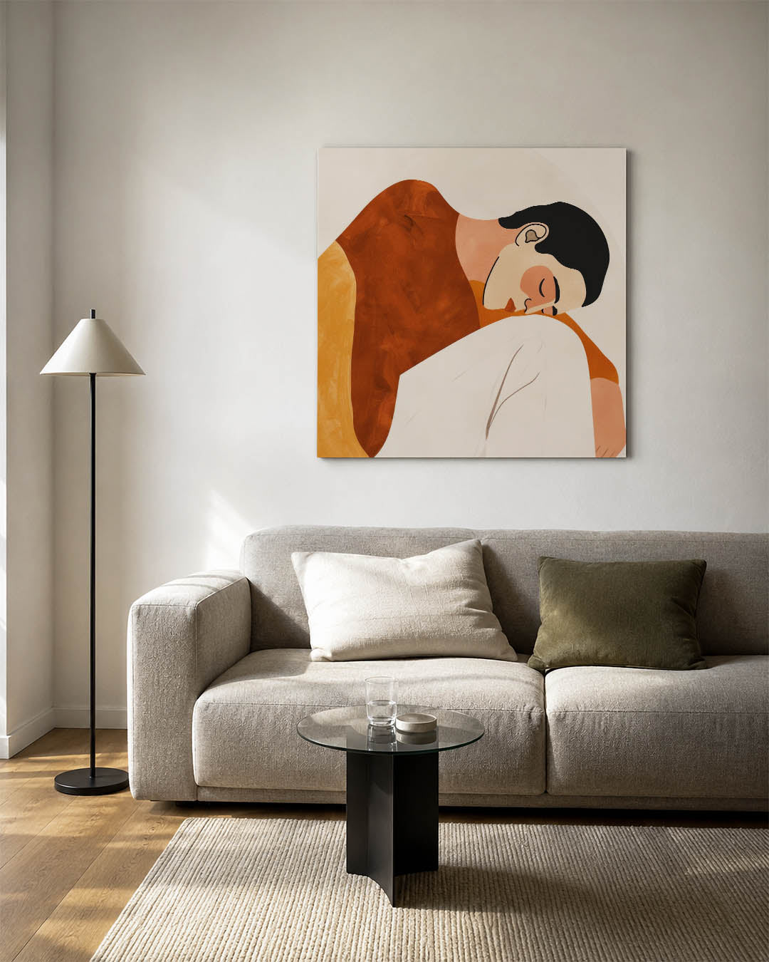 Gestileerde figuren Kunstwerk