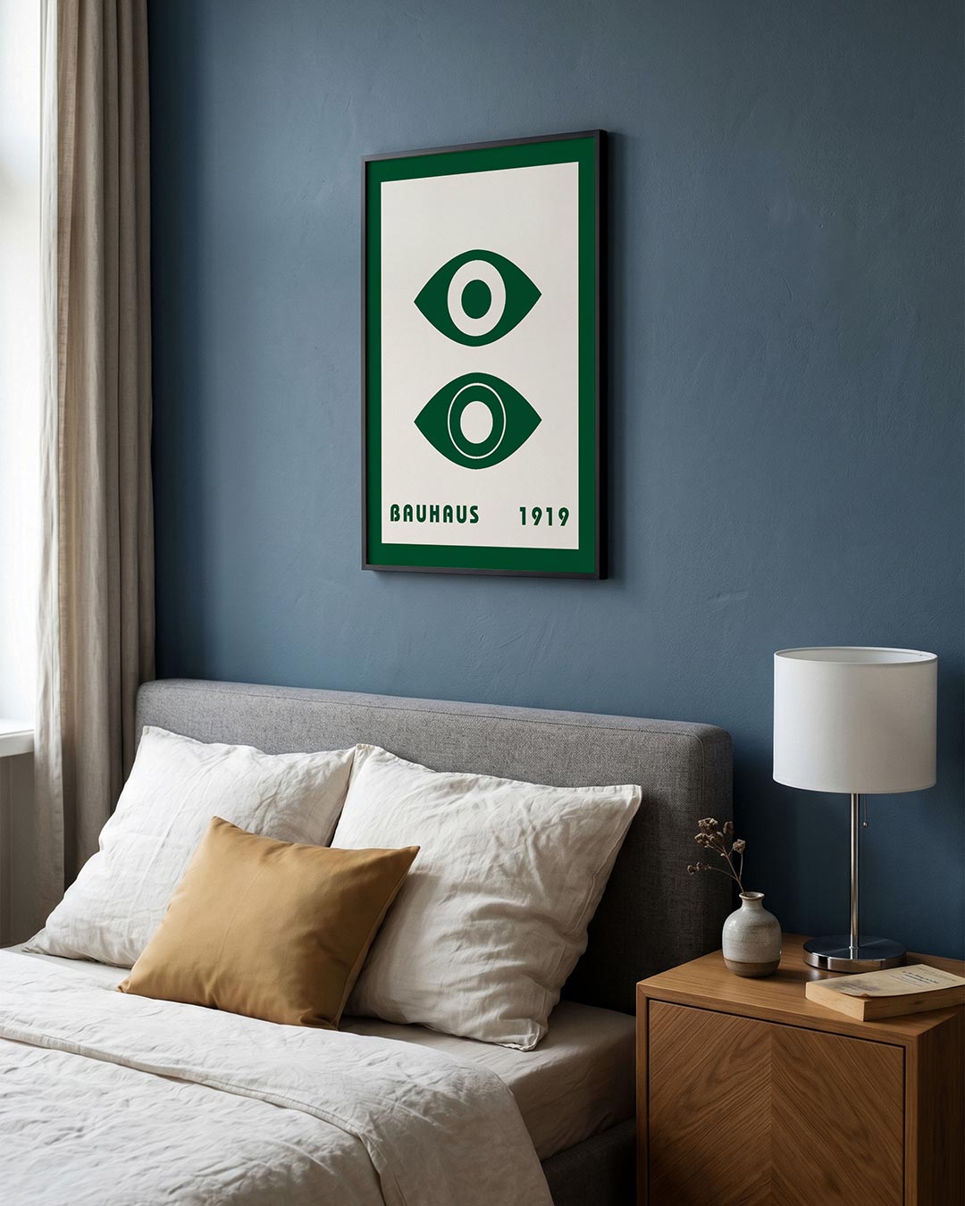 Oogvormen en lijnen Poster
