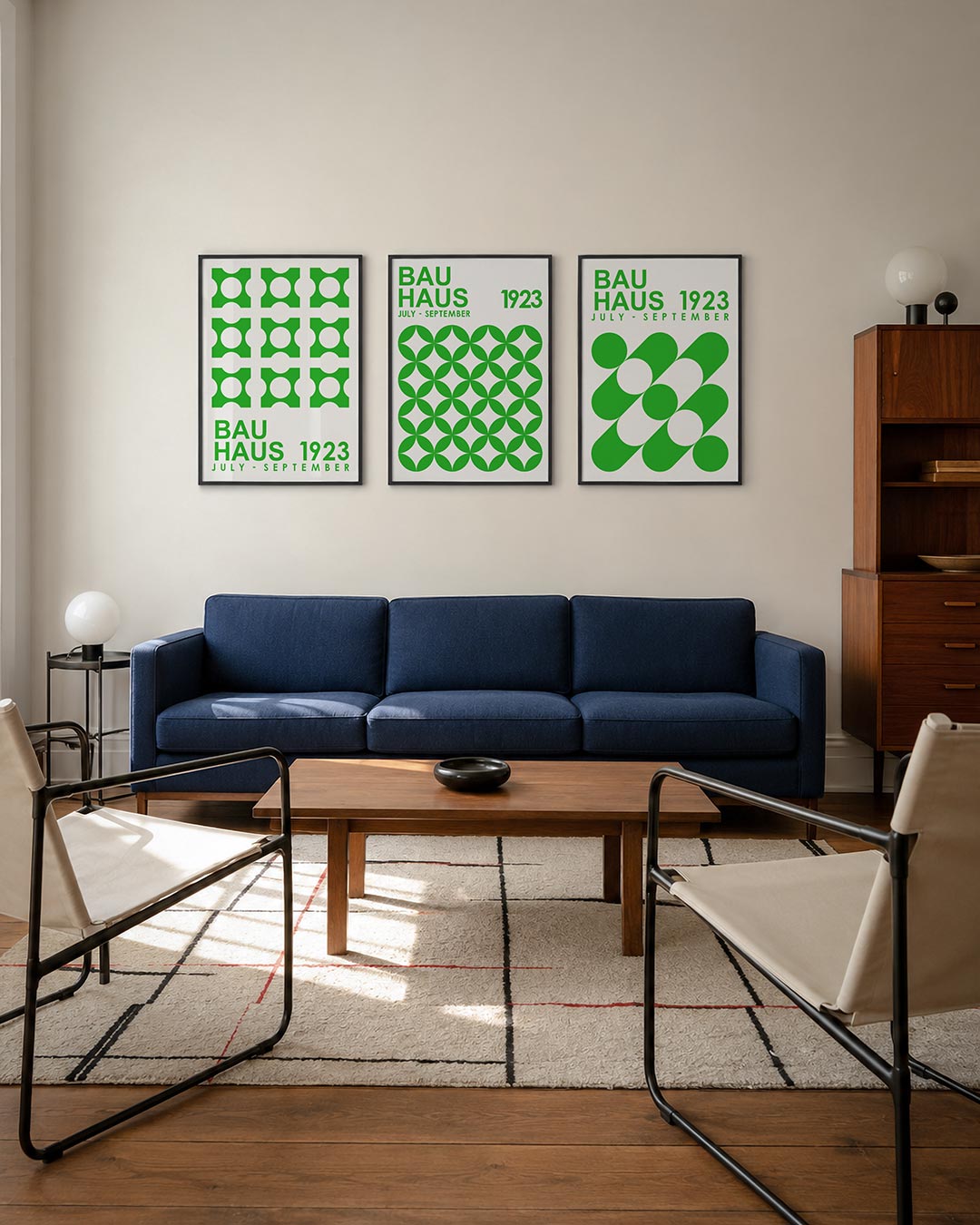 Groene cirkelpatronen Posterset