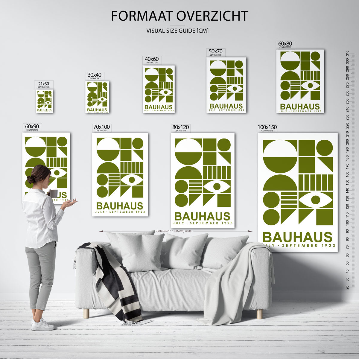 Vormen en vlakken Poster