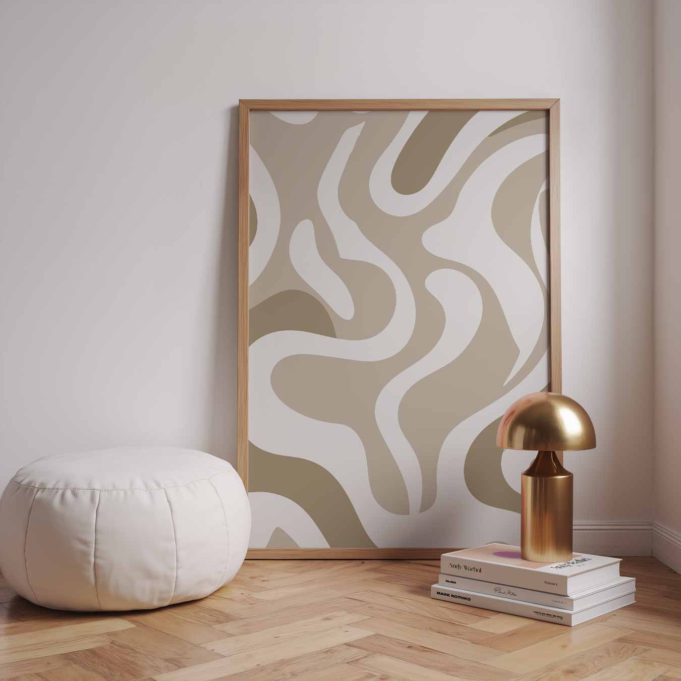Moderne Abstracte Vormen Poster-WallArtistic