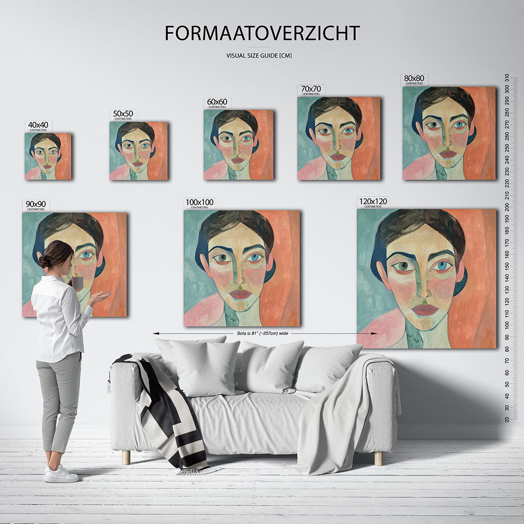 Portretstudie Kunstwerk