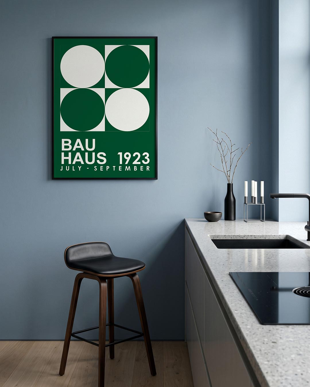 Cirkel en vierkant Poster