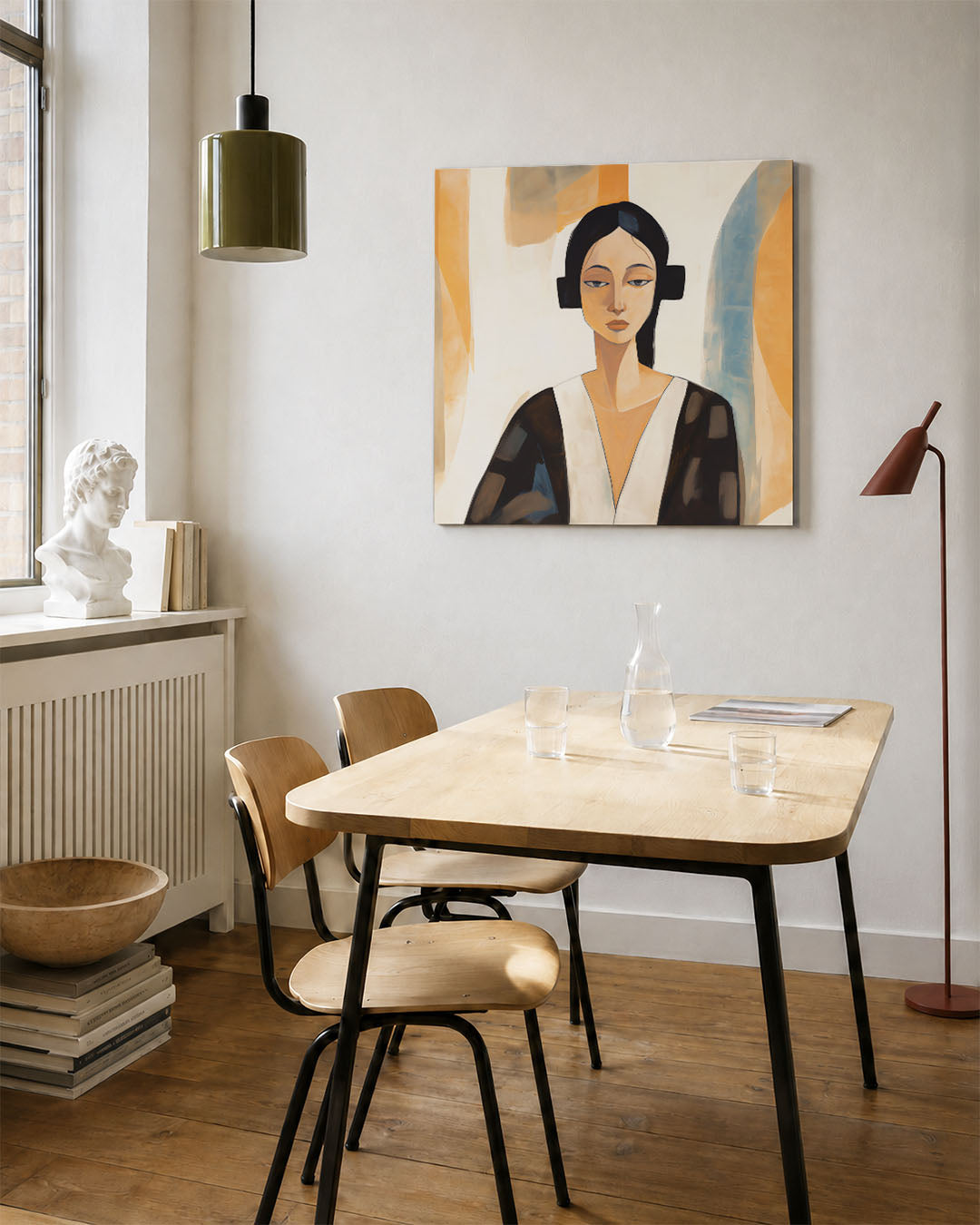 Vrouwelijk portret Kunstwerk