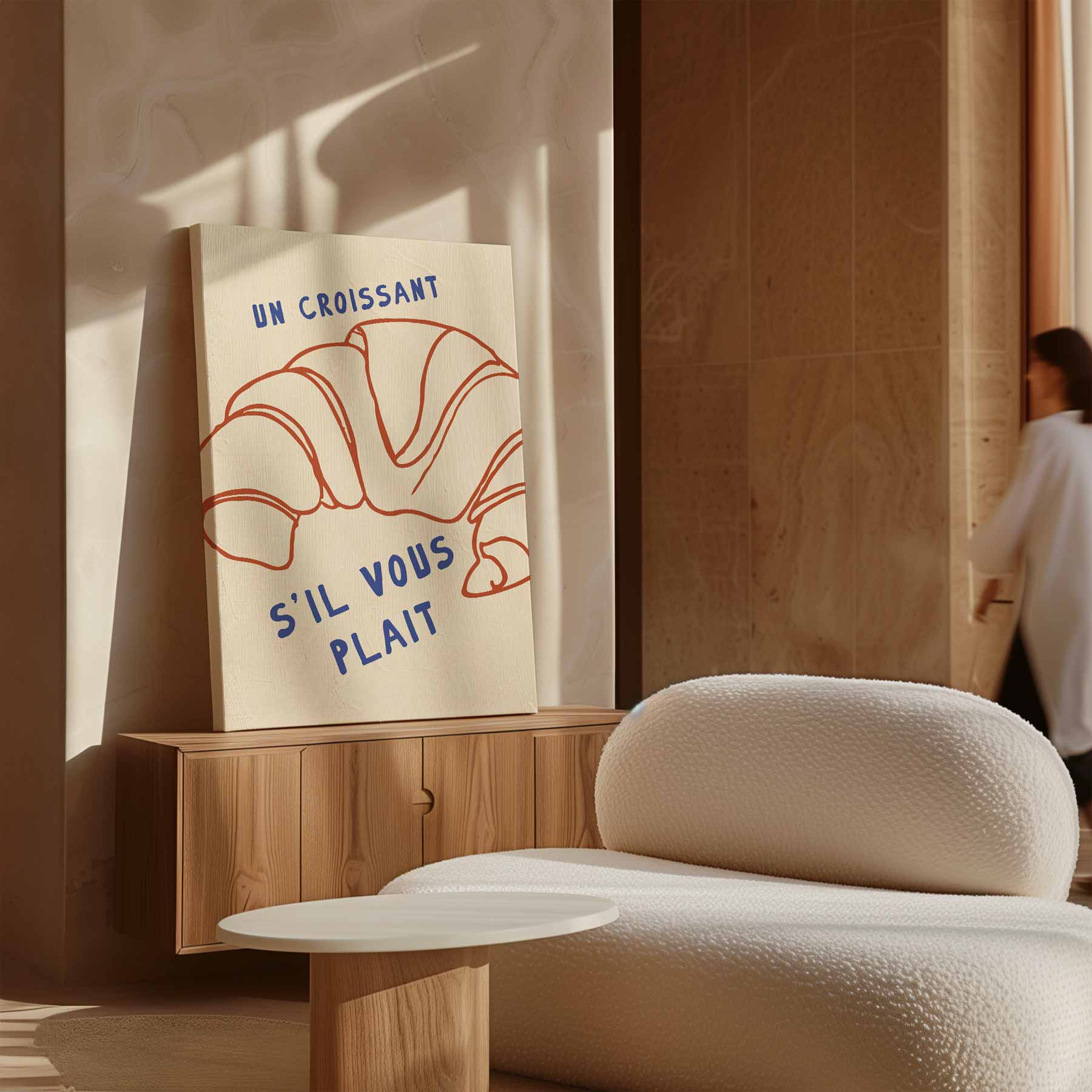 Franse Croissant Poster