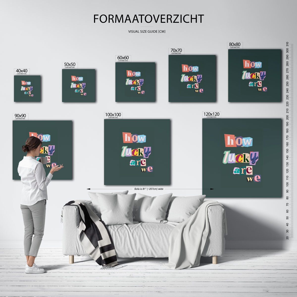 How lucky are we Poster