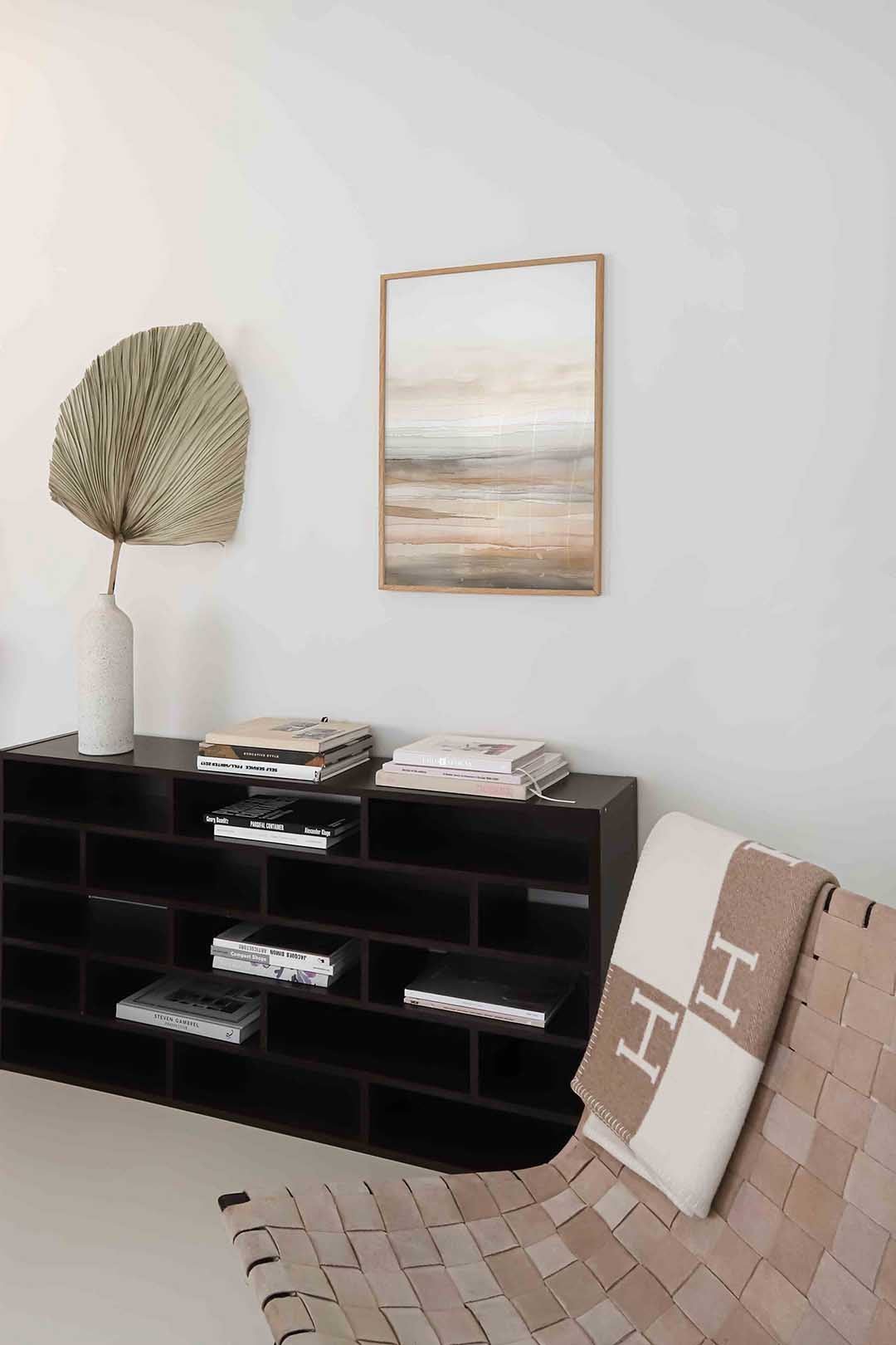 Landschap in zachte tinten Poster